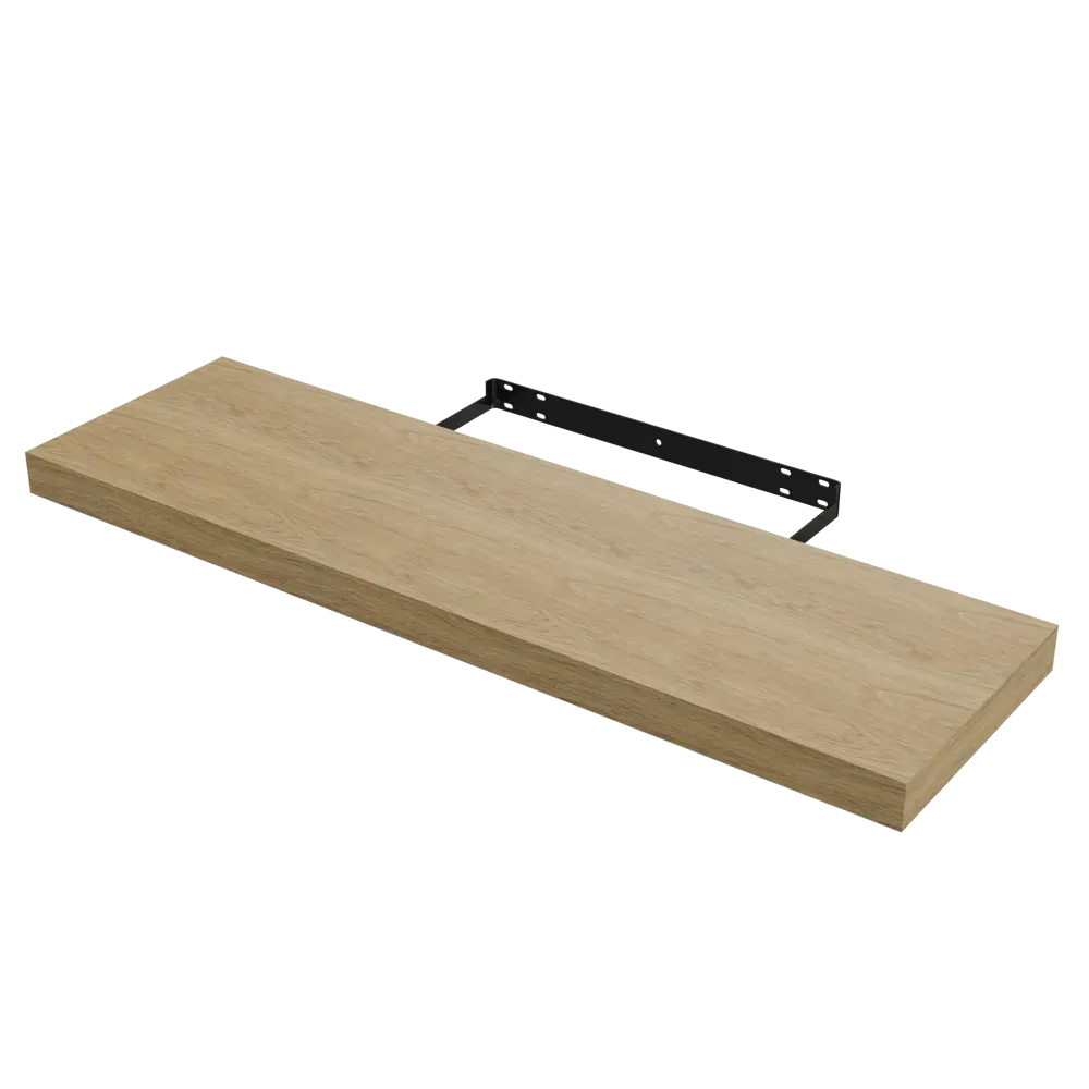 Полка настенная Spaceo Oak 80x23.5 см МДФ цвет дуб STLM-2072989 - Вид №5