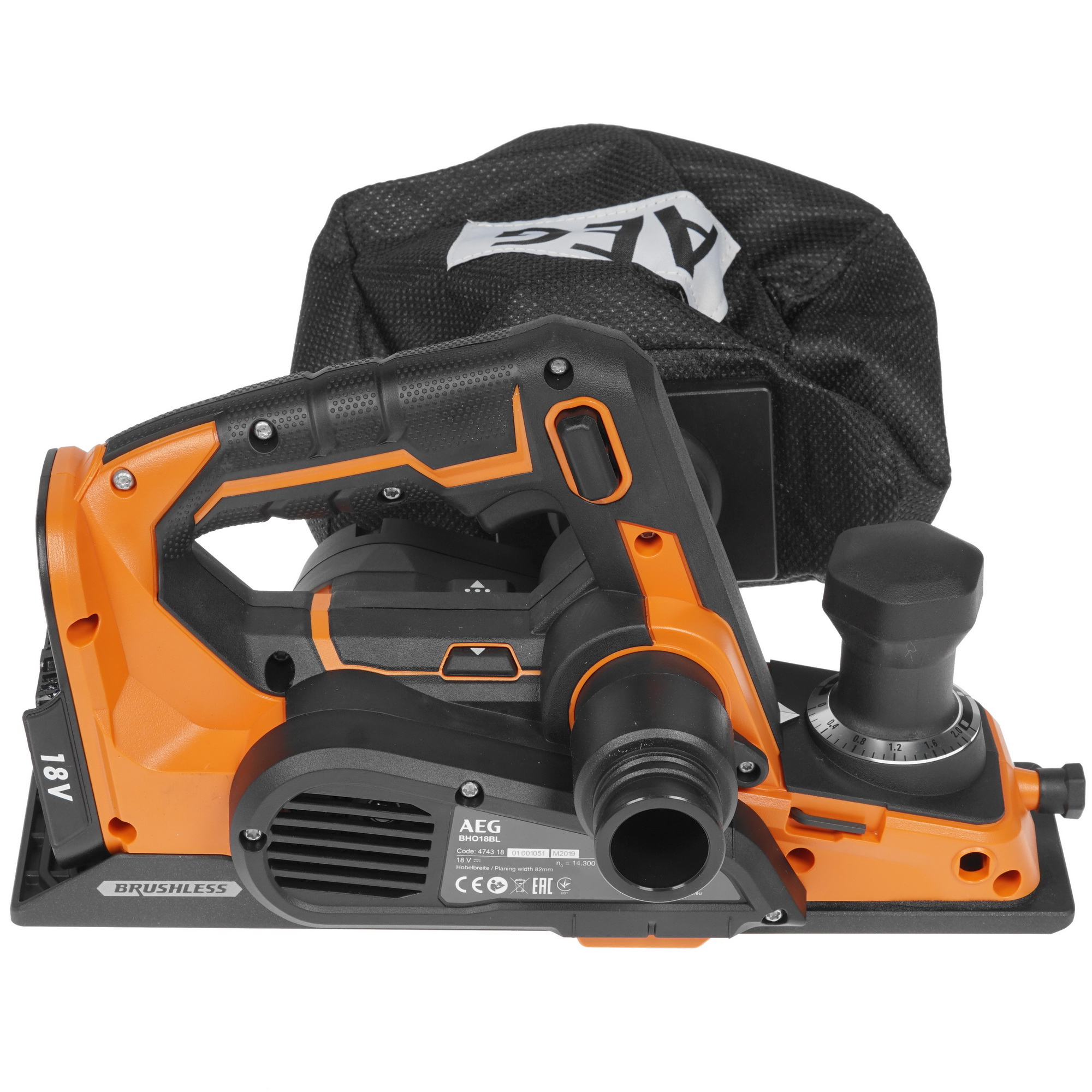 Электрорубанок AEG BHO18BL-0 PRO 18V  , Без ЗУ 8196240 STDN-0027987 - Вид №3