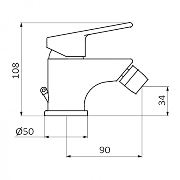 Смеситель для биде ECO PROJECT GRB MIXERS 10726110  - Вид №1