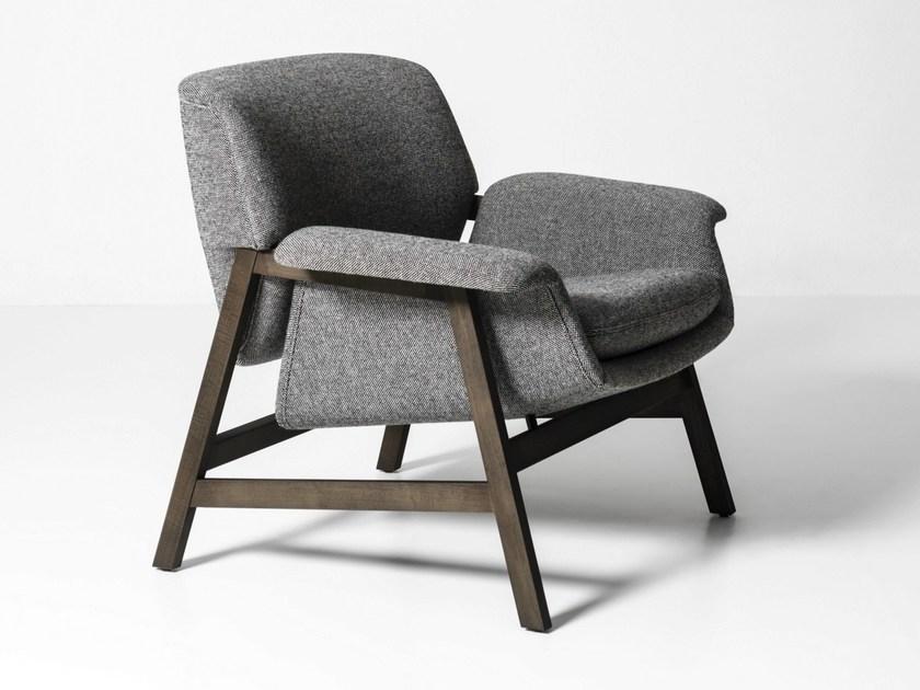 Tacchini Кресло из ткани с подлокотниками Agnese sun-id-1447940 - Вид №2