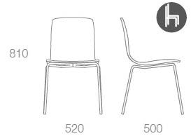 Стул с мягкой подкладкой Otis Santreyd sun-id-1397563 - Вид №2