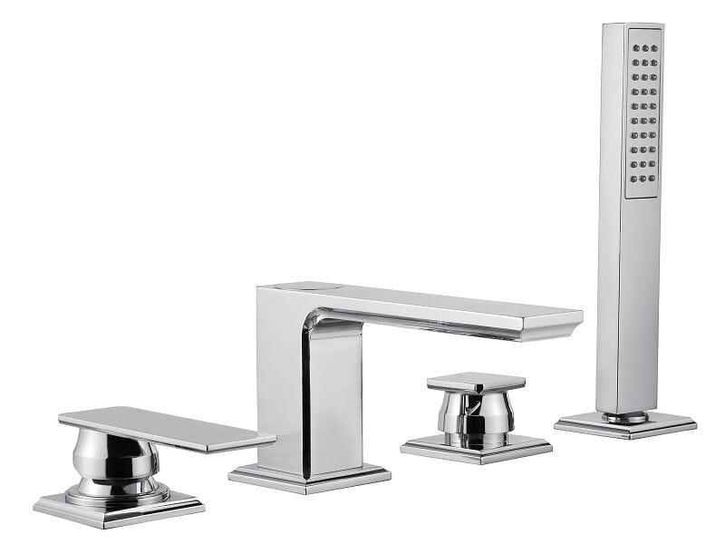 Хромированный латунный кран с 4 отверстиями Bugnatese ателье ARCH-00123100 - Вид №1