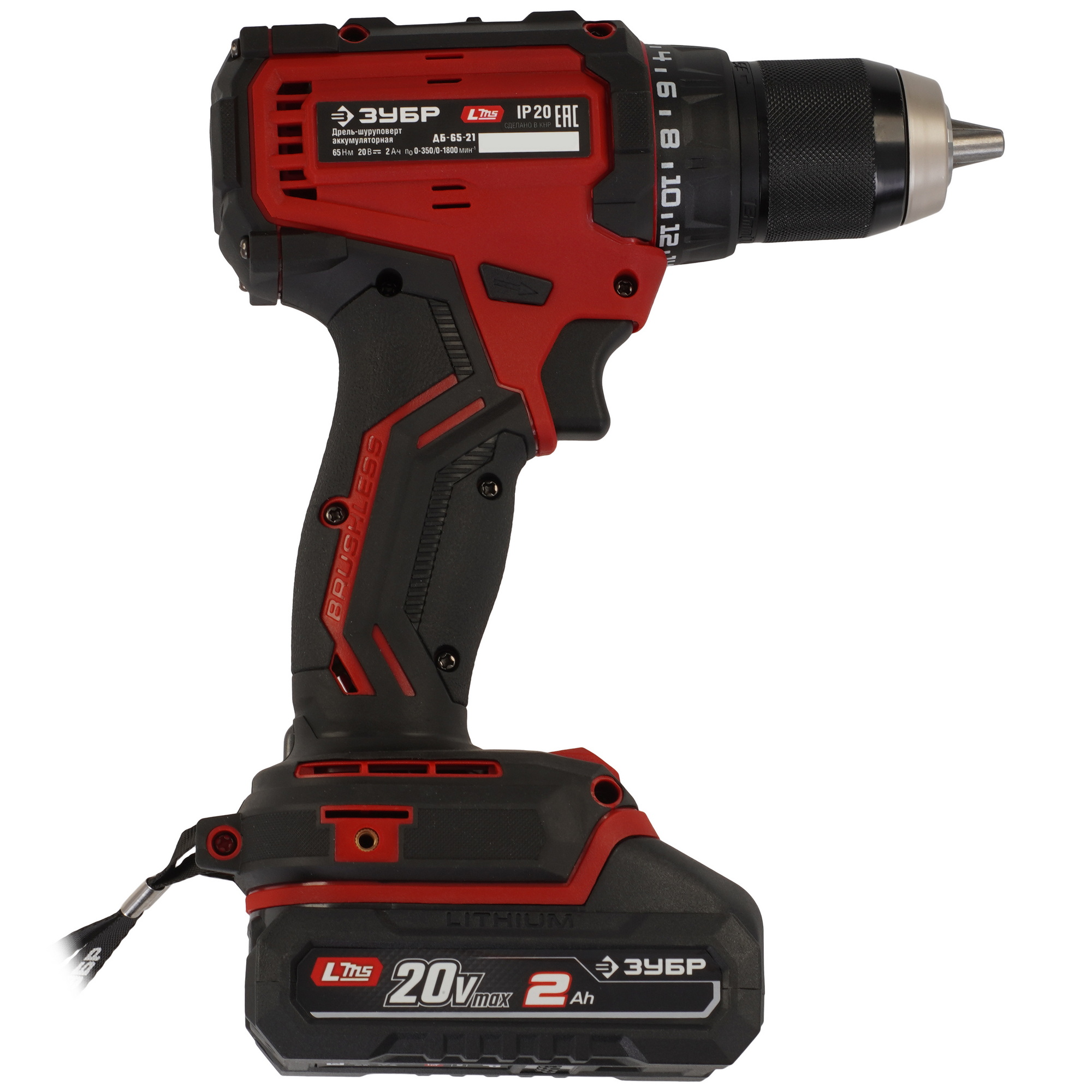 Дрель-шуруповерт Зубр ДБ-65-21 9281337 STDN-0054806 - Вид №2