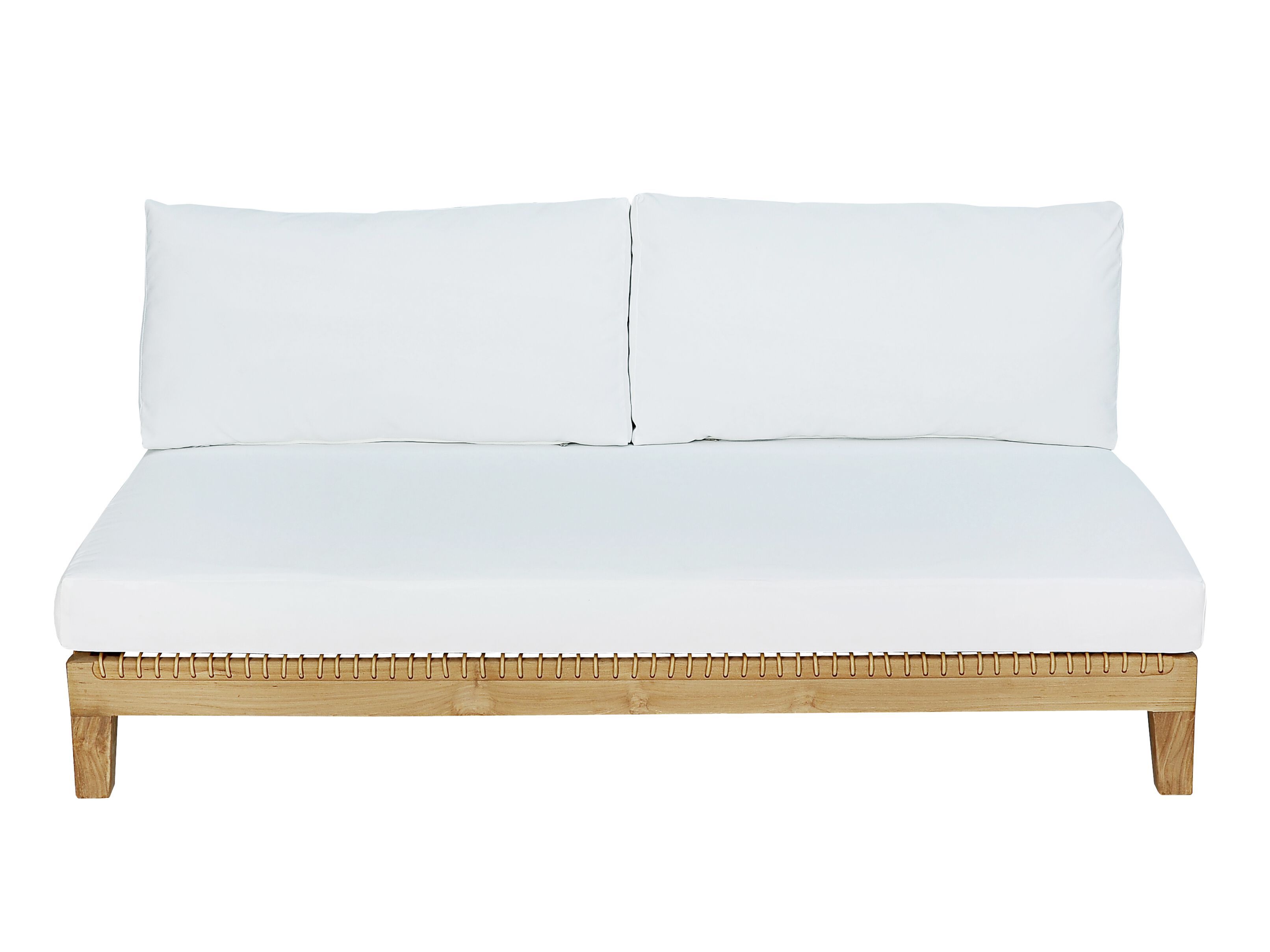 Двойной центральный модуль для секционного дивана из тикового дерева cbdesign Vienna Modular ARCH-00072580