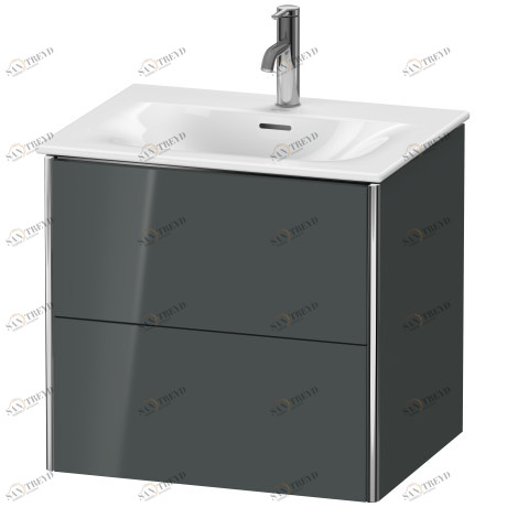 XS432203838 Тумбочка подвесная XSquare #XS4322 610 x 478 мм Доломитово-серый глянцевый лак Duravit