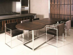 Strato Cucine Стол из нержавеющей стали и дерева Tavoli