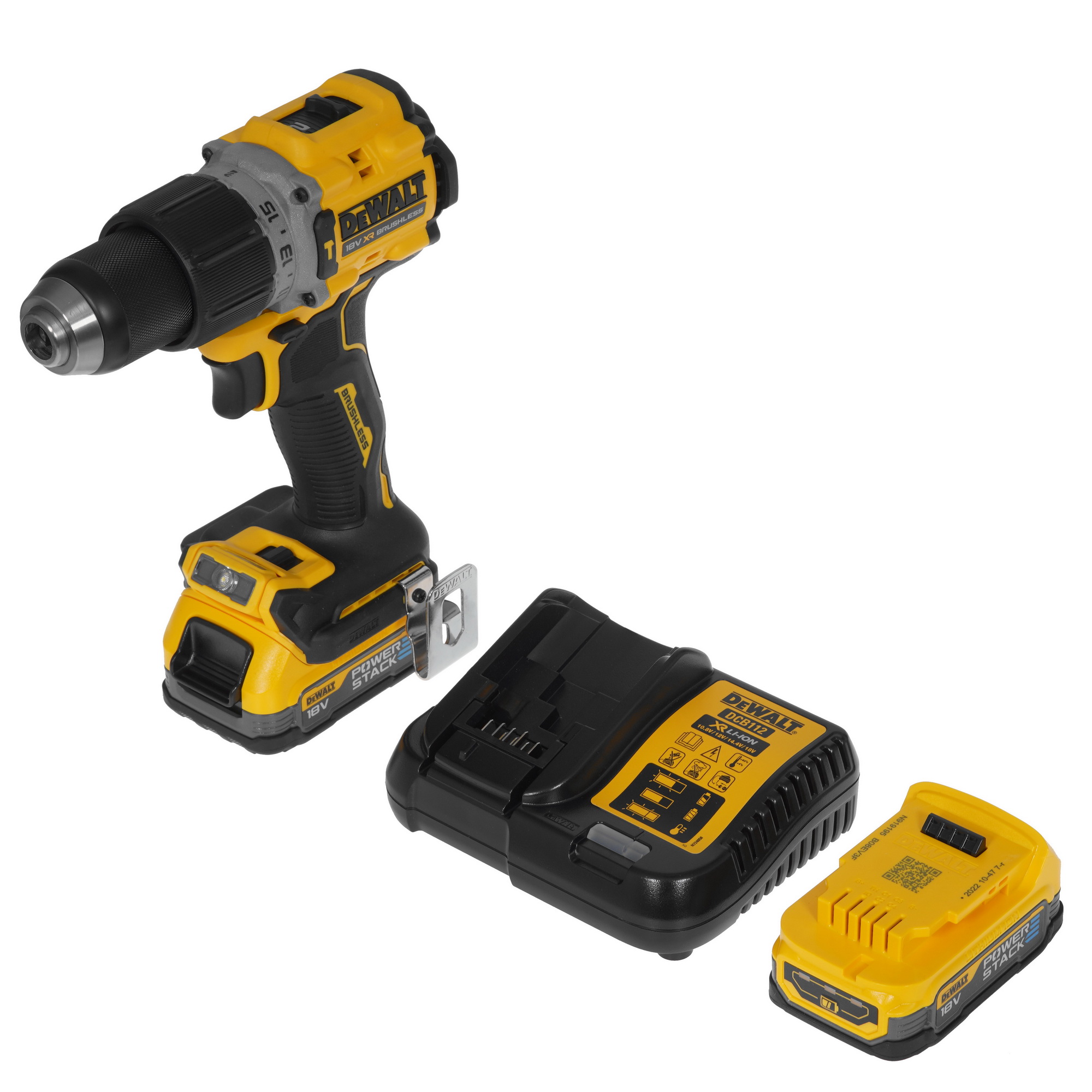 Дрель-шуруповерт DeWalt DCD805E2T-QW XR FLEXVOLТ 18/54V 9963409 STDN-0030727 - Вид №2