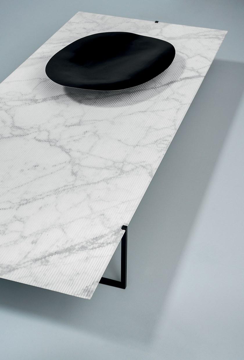 BAXTER Прямоугольный мраморный журнальный столик Icaro sun-id-1367639 - Вид №2