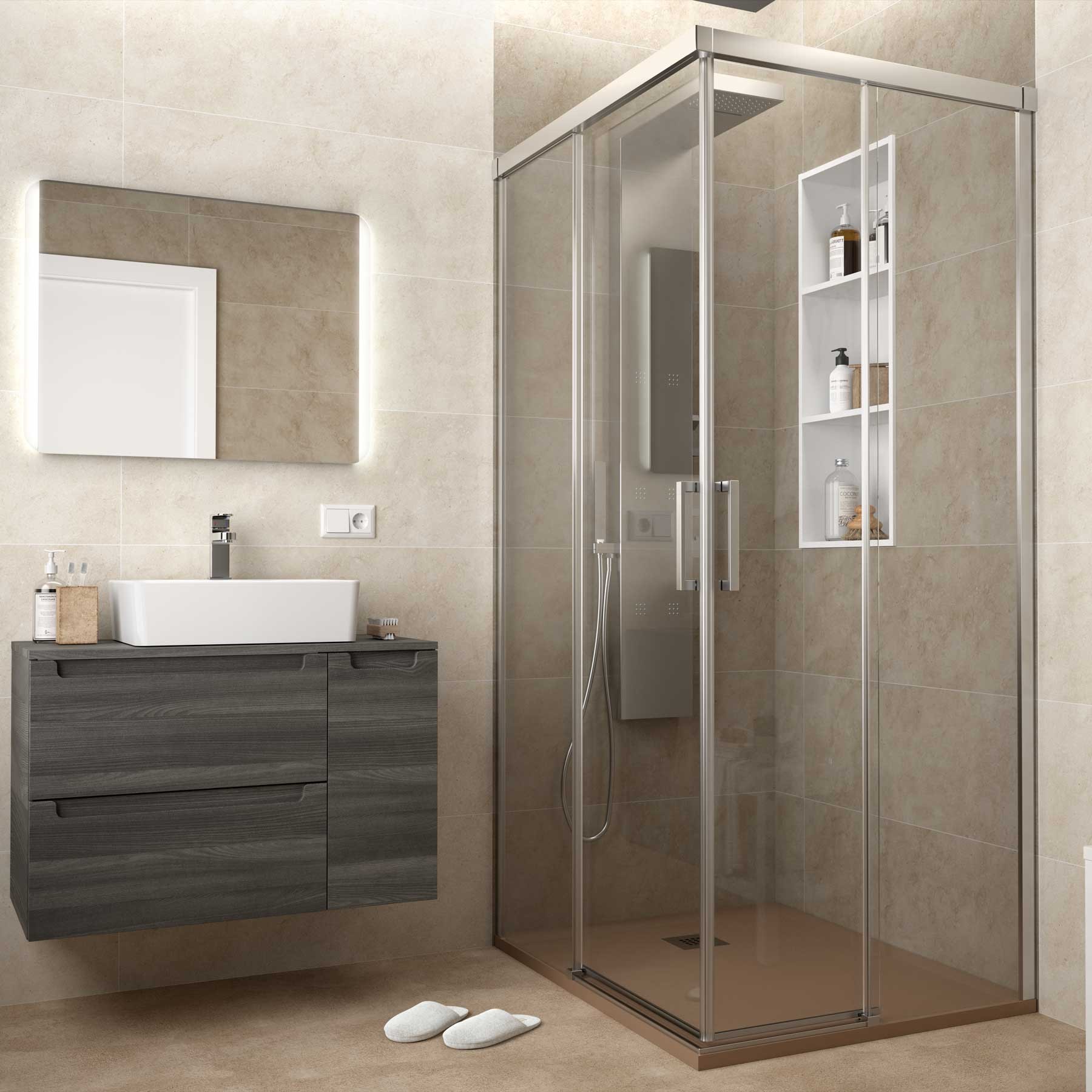 24188 SALGAR Поддон для душа RIOJA SAND 800 x 1800 мм  - Вид №2