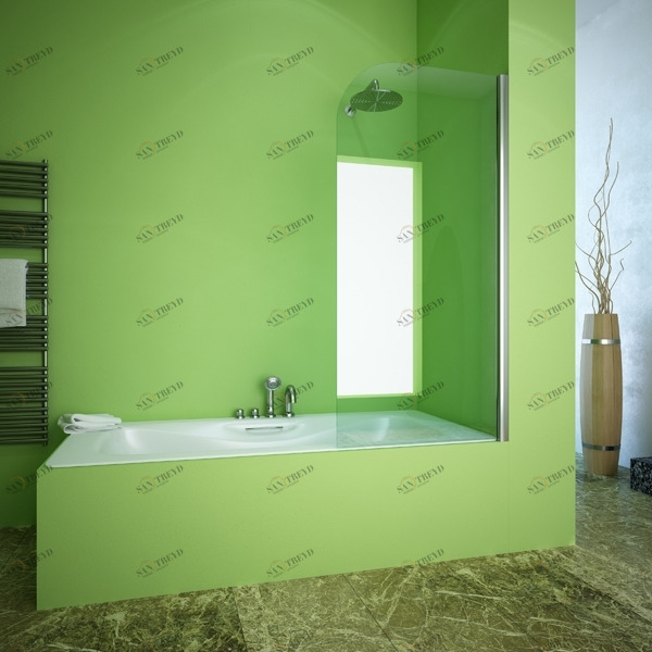 50X150GV601A Душевое ограждения на борт вынны GUTEWETTER Германия LUX