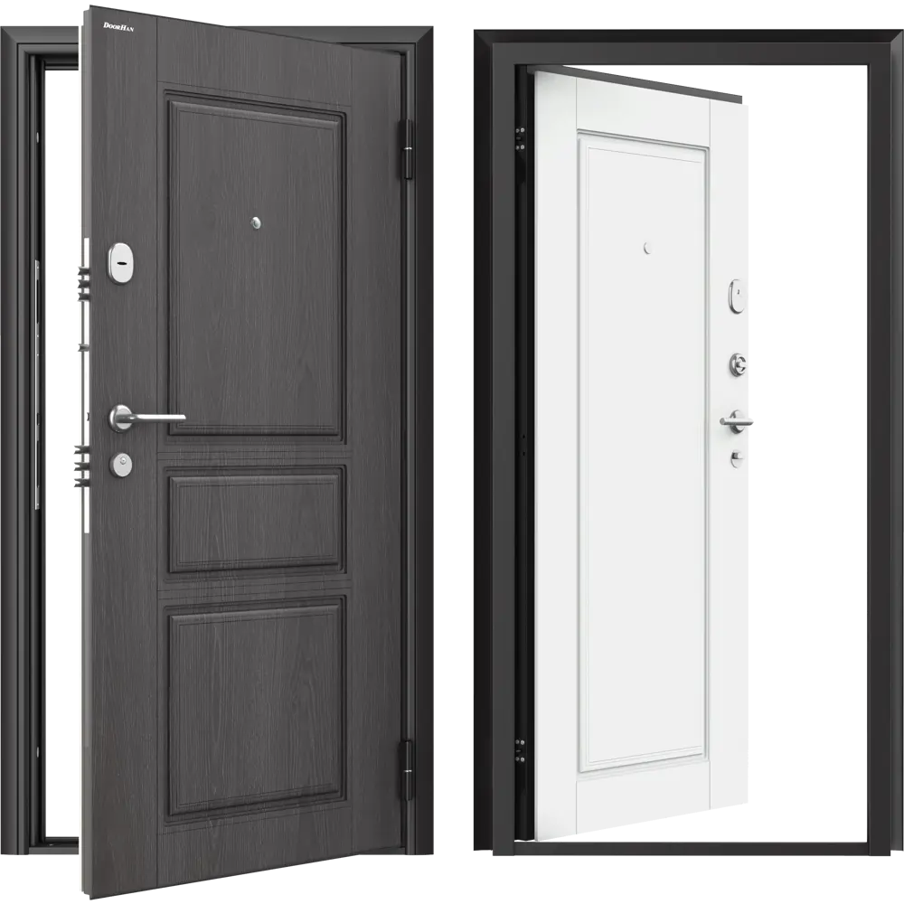 Дверь входная металлическая Премиум New 88x205 см правая белый DOORHAN STLM-2093516 - Вид №1