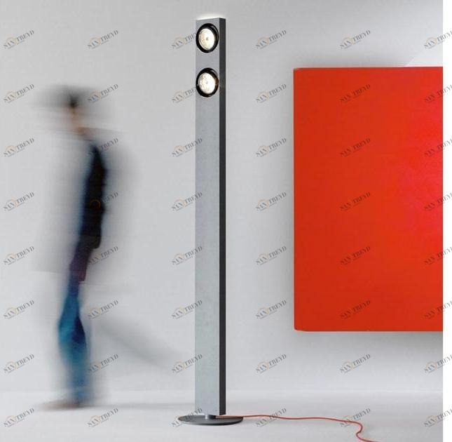 Martinelli Luce Регулируемый светодиодный торшер из алюминия Sistema brick 2275/2/l/1