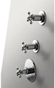 ZAZZERI Смеситель для душа на 3 отверстия 800