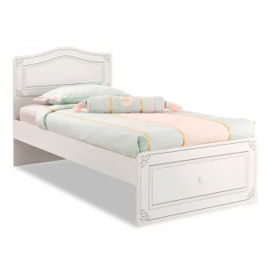 Кровать белая односпальная 100х200 см Selena CILEK SELENA 00-3832309 Белый