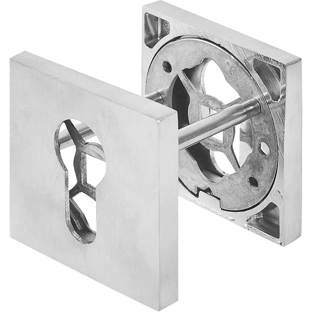 PUNTO Накладка на цилиндр BK6.K.QS52 хром - защита замочной скважины 85282335 STLM-0060753 - Вид №2