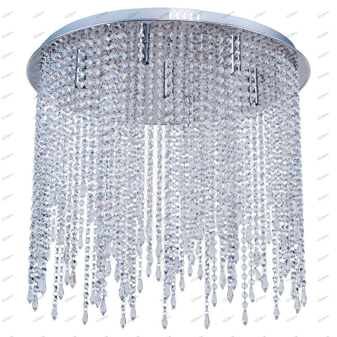 Дизайнерский потолочный светильник Spot Light Euphoria 5970728 SPOT LIGHT ДИЗАЙНЕРСКИЕ, КАСКАДНЫЕ 103122 Прозрачный;хром 