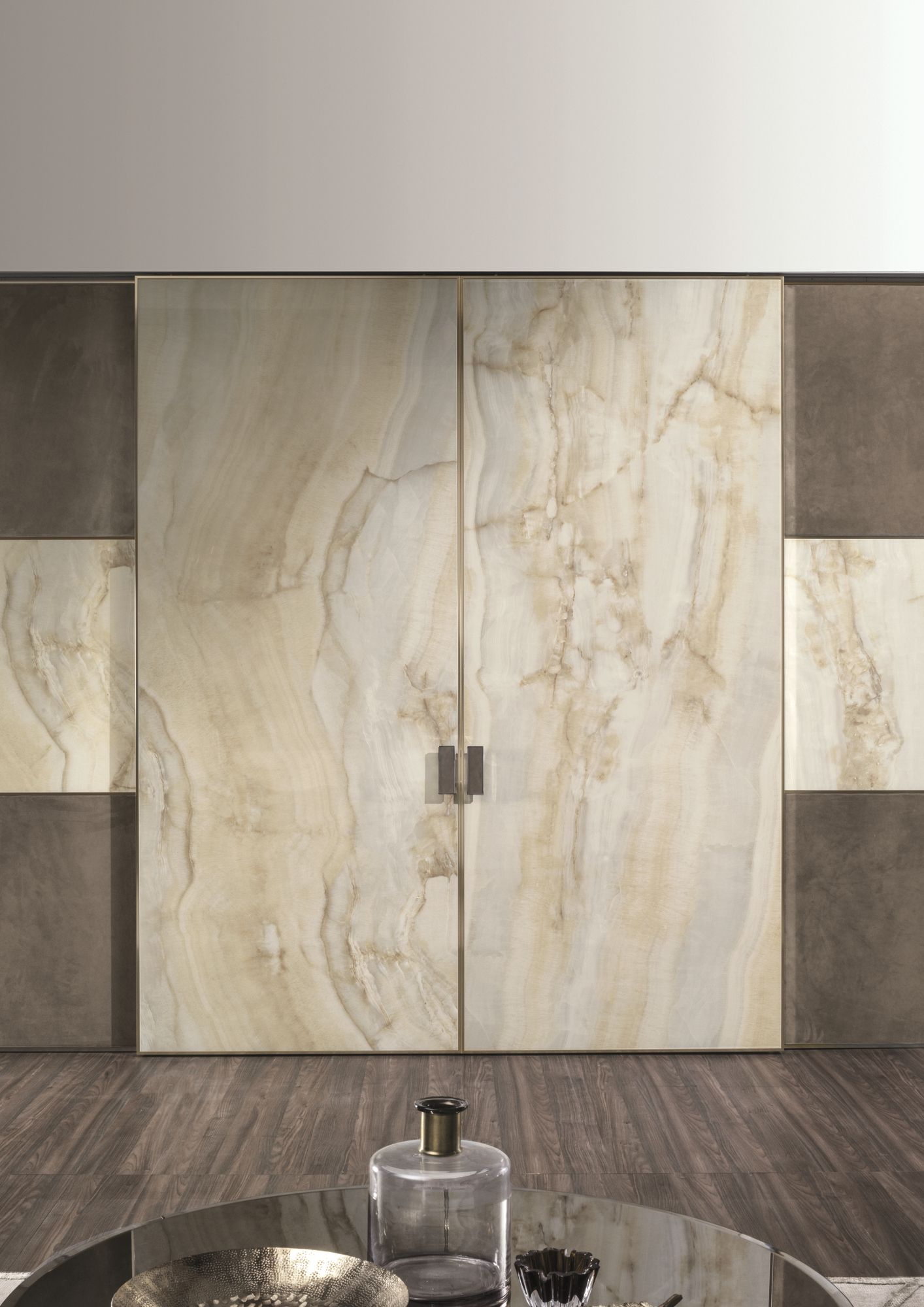 Глазурованная дверь из керамогранита Longhi Aluminiun Chic-Doors ARCH-00105715 - Вид №1