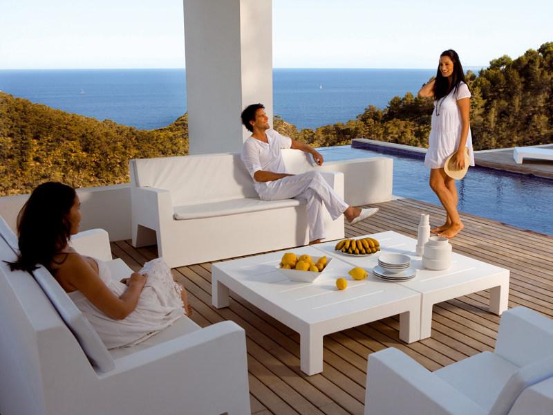 VONDOM Садовый диван из смолы Jut sun-id-1442924 - Вид №2