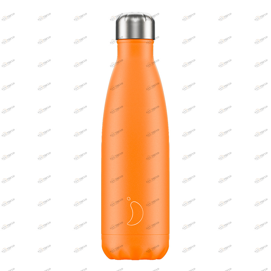 Термос 500 мл оранжевый Neon Orange CHILLY'S BOTTLES ДИЗАЙНЕРСКИЕ 00-3948010 Оранжевый 