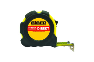 15738331 Рулетка (обрезиненный корпус, 5 м х 25 мм) DIREKT 40104 тов-054501 Biber