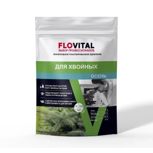 91087900 Комплексное минеральное удобрение Flovital для хвойных Осень 4-10-34 1кг STLM-0951997