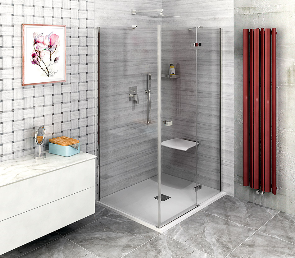 FL1010L Polysan Ширмы для душа FORTIS LINE 