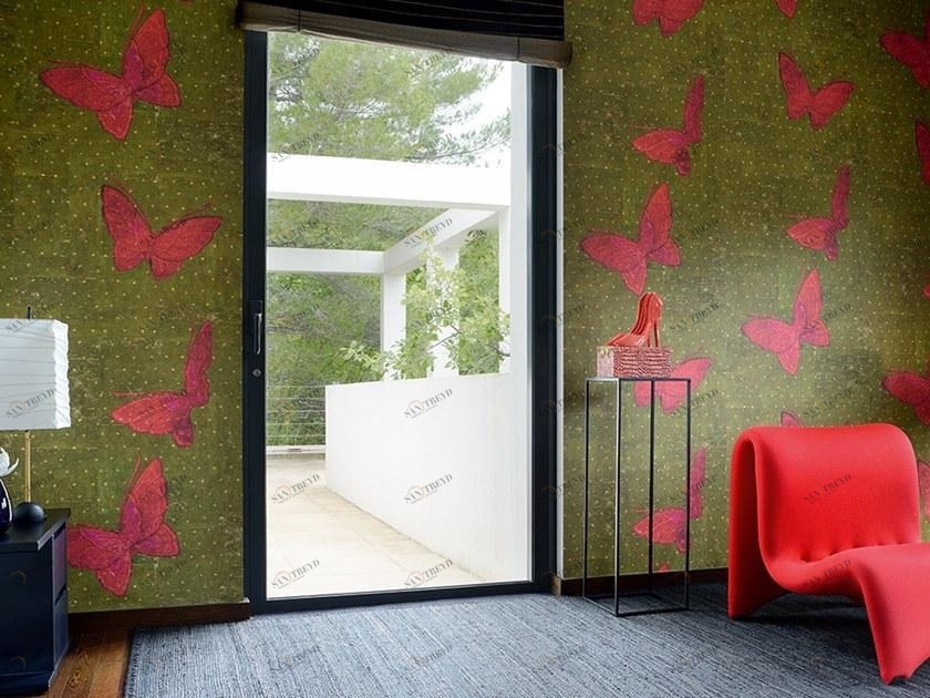 Élitis Огнезащитные моющиеся бумажные обои современного стиля Soleil levant sun-id-1372572