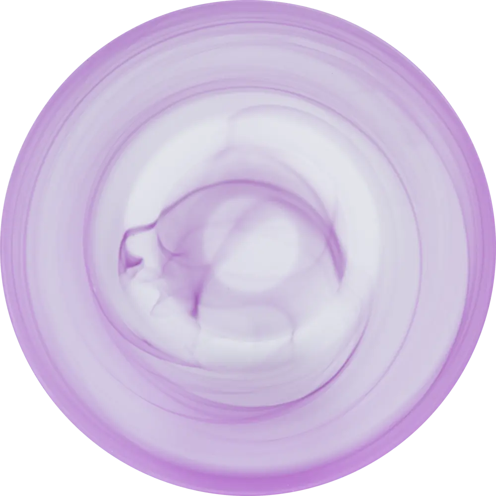 Кашпо для орхидей ø14 h15 см v1 л стекло белый/фиолетовый NINA GLASS Бальзамин STLM-2112694 - Вид №1