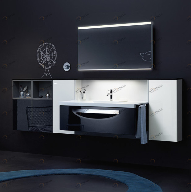 Композиция №6 Conceptwall Collection комплект мебели для ванной комнаты Burgbad 42047