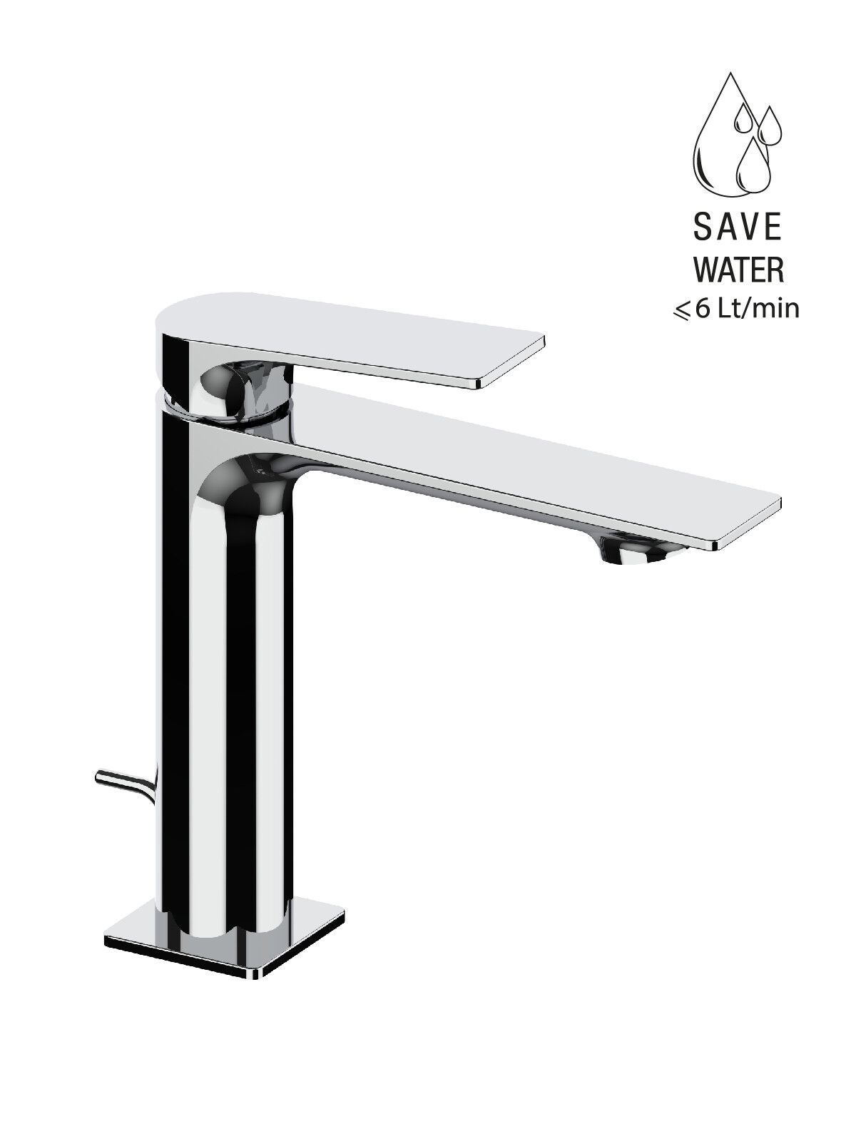 Однорычажный смеситель для раковины с раковиной Rubinetterie Frattini Narciso ARCH-00094169 - Вид №1