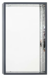 Зеркало в прихожую настенное серое Fenton узкое PUSHA ДИЗАЙНЕРСКИЕ 062620 Серый