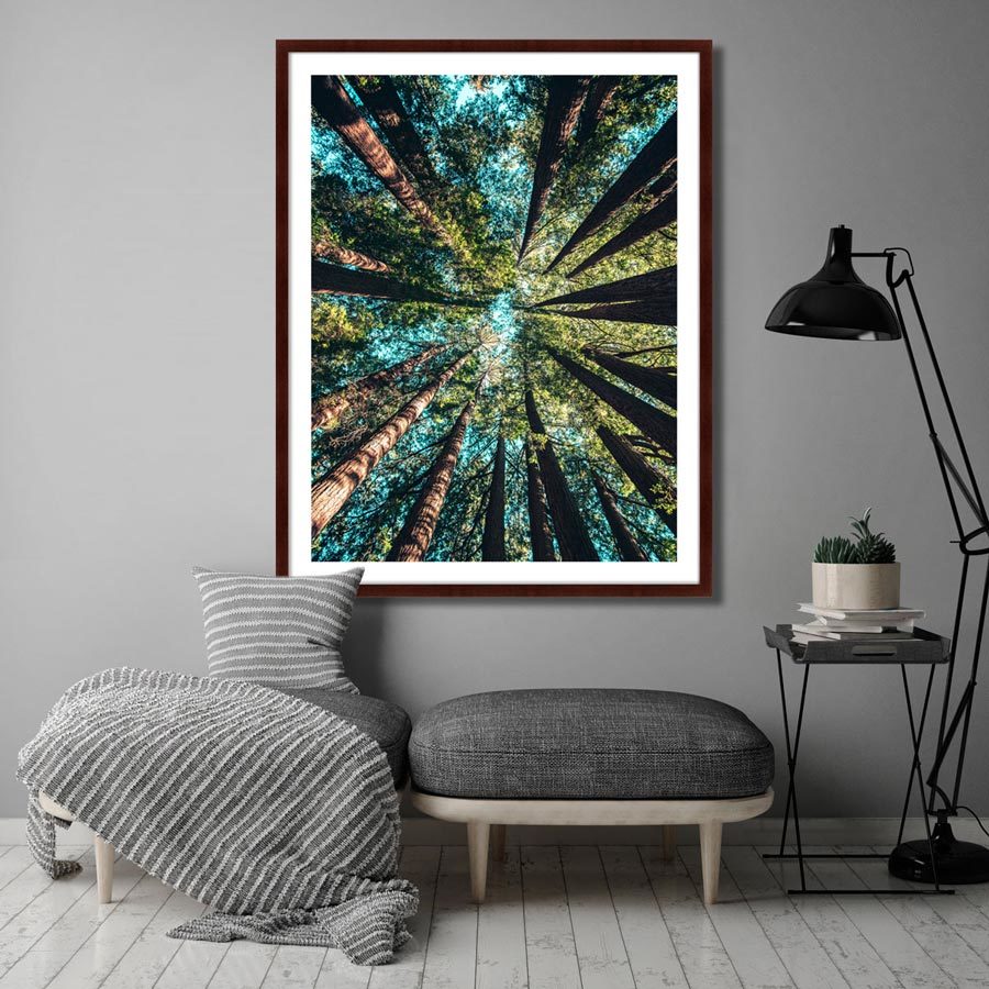 Фотокартина в деревянной раме 130х102 см Deep forest КАРТИНЫ В КВАРТИРУ  264885 Зеленый;коричневый;черный;разноцветный  - Вид №2