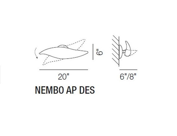 Vistosi Nembo PL bco потолочный светильник 54128 - Вид №2