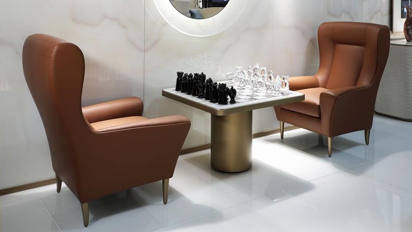 Reflex Кожаное кресло Bergere с подлокотниками sun-id-1349066 - Вид №1