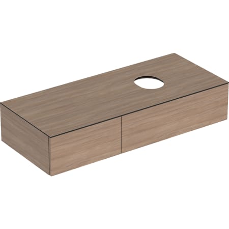 501.181.00.1 Шкафчик для накладной раковины Geberit VariForm, с двумя выдвижными ящиками, полкой и сифоном Geberit  - Вид №10