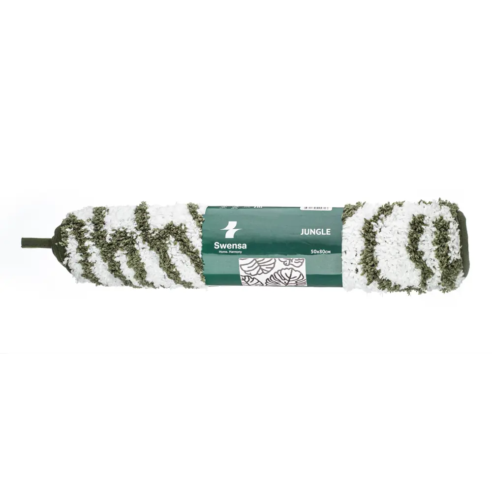 Коврик для ванной SWENSA Jungle с тропическим узором 89379353 STLM-1432319 - Вид №2