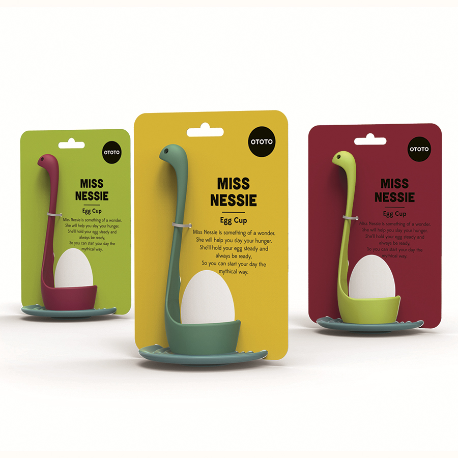 OT890 Держатель для яйца , miss nessie, фиолетовый OTOTO  - Вид №5