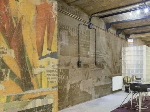 Tecnografica Прорезиненные обои с цифровой печатью с надписями Collezioni d'arte 61121