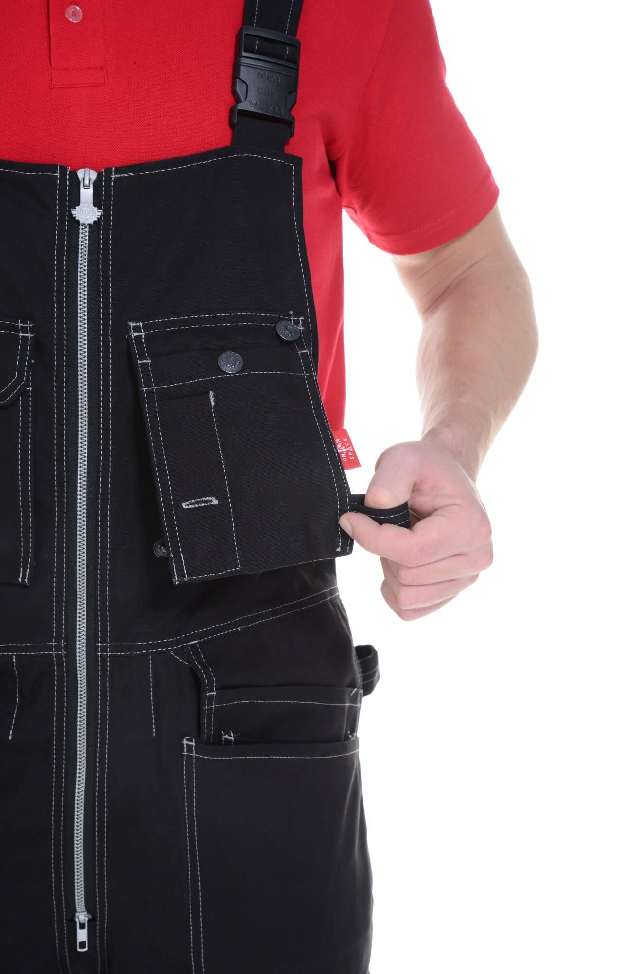 62306 Полукомбинезон  черный Union Space  Летняя спецодежда  размер 44-46/170-176  - Вид №9