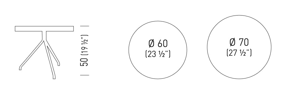 Круглый стол из мрамора или керамогранита GABER LOL MARBLE & PORCELAIN ROUND ARCH-00031456 - Вид №6