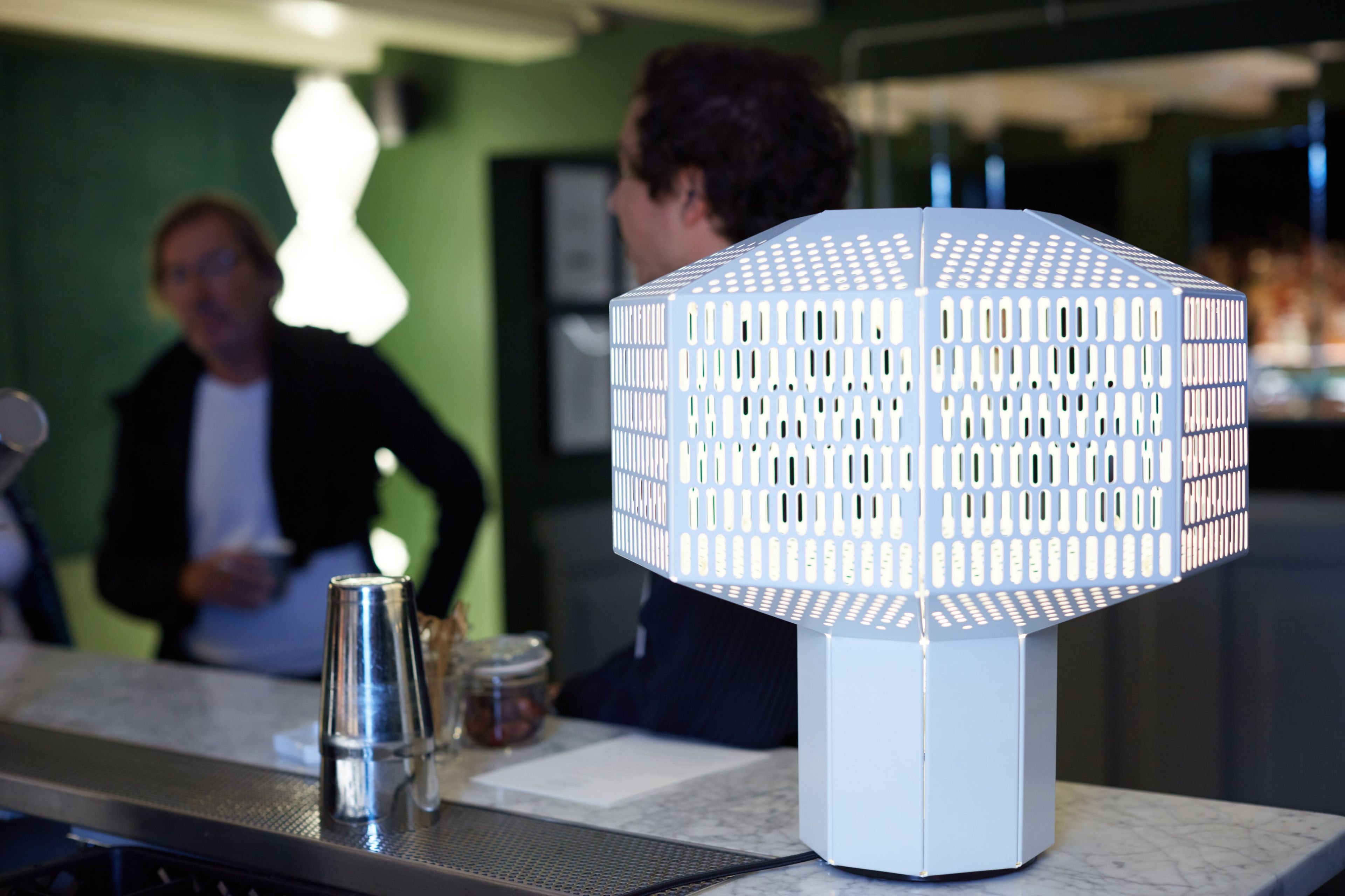 Стальная светодиодная настольная лампа с диммером PARACHILNA Ma-Rock ARCH-00115573 - Вид №3