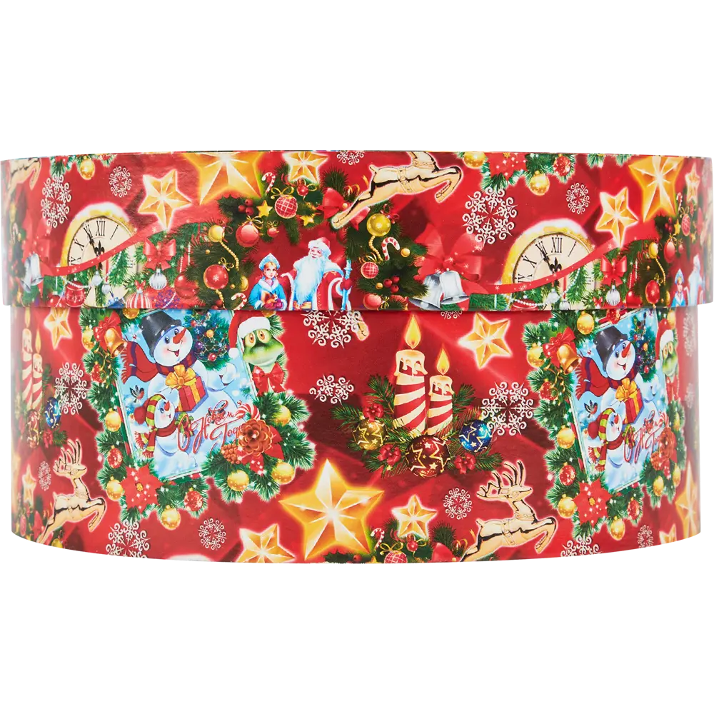 Коробка круглая «Mix» 19x10 см Симфония STLM-2000368 - Вид №4