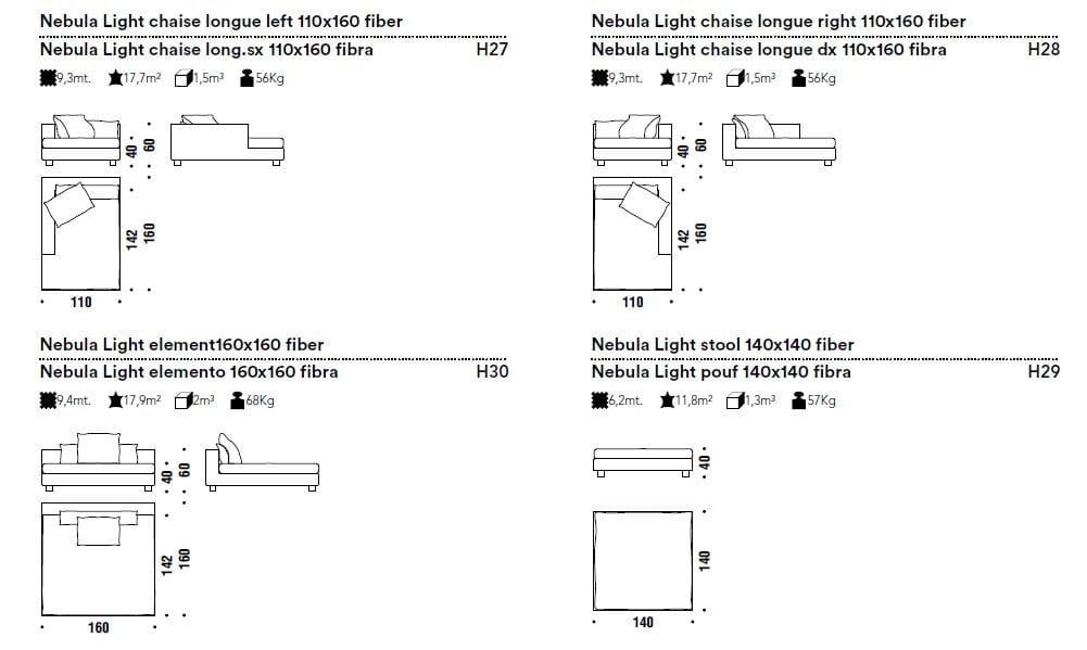 Съемный модульный диван MOROSO NEBULA LIGHT ARCH-00021419 - Вид №4