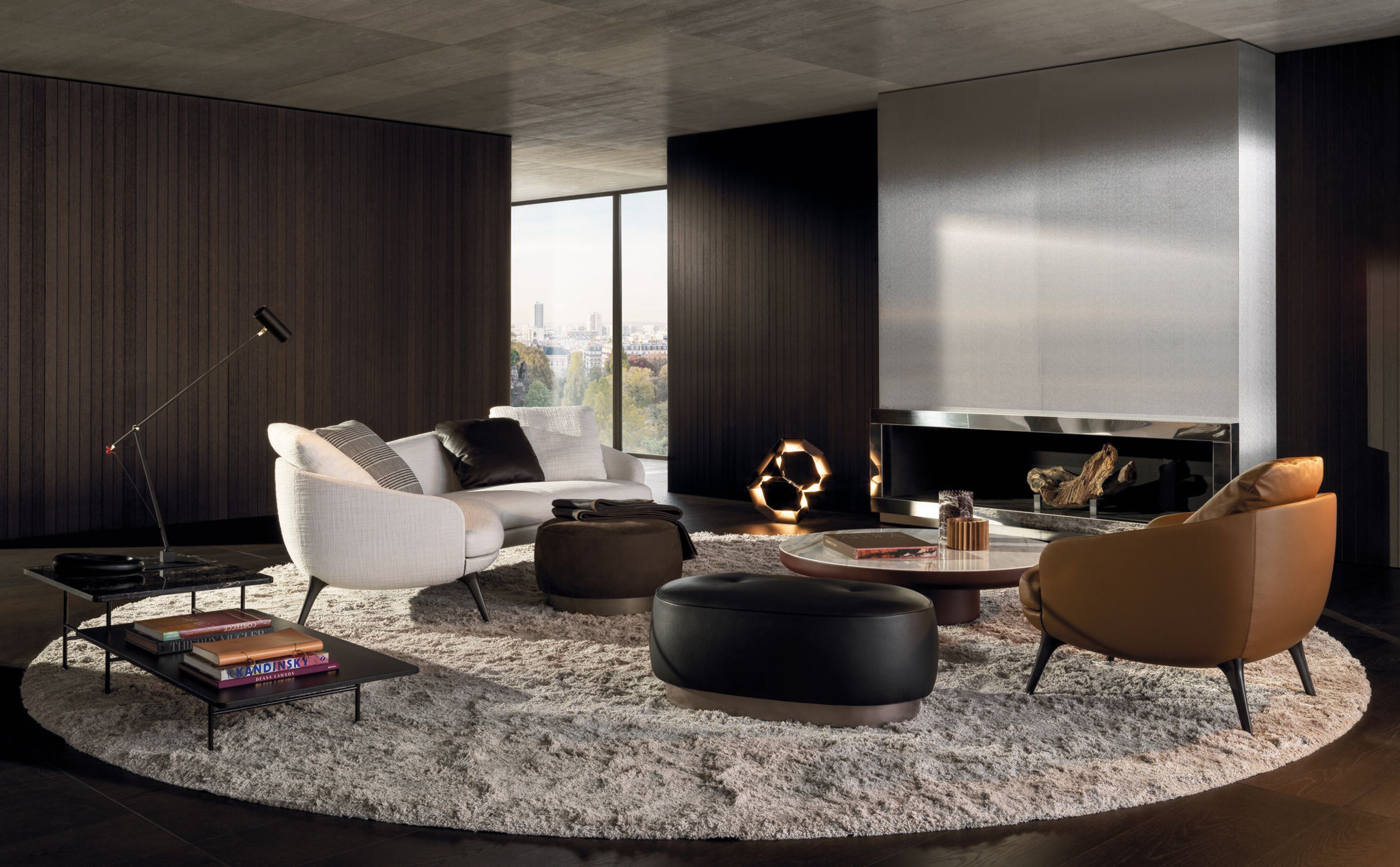 Изогнутый диван из ткани Minotti Рафаэль ARCH-00110202 - Вид №2