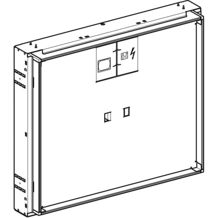 461.452.00.1 Монтажный короб Geberit GIS для зеркального шкафа Geberit ONE высотой 100 см Geberit  - Вид №1