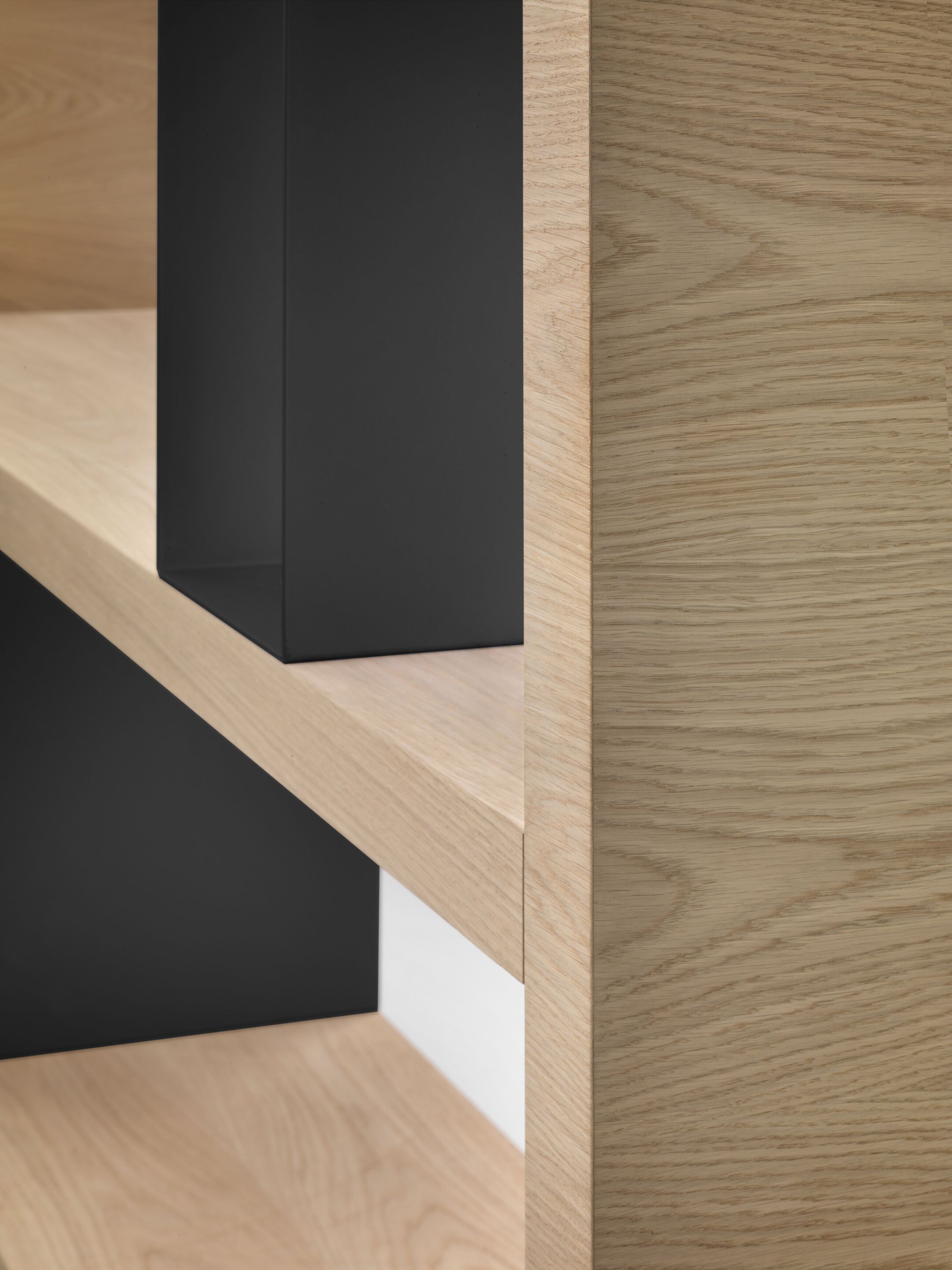 Двухсторонний книжный шкаф из шпона Flexform BRAIDENSE ARCH-00100287 - Вид №2