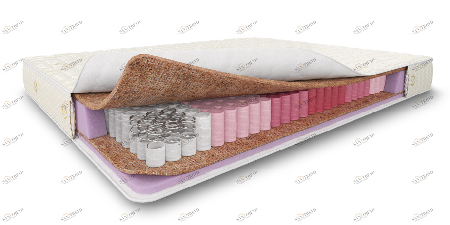 Матрас ортопедический с независимым пружинным блоком 120x200 Maybe 5 BELABEDDING  129356 Белый 