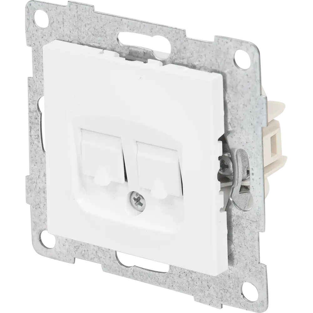 Встраиваемая розетка GUSI Electric Ugra для интернета и телефонии 83864413 STLM-0045198