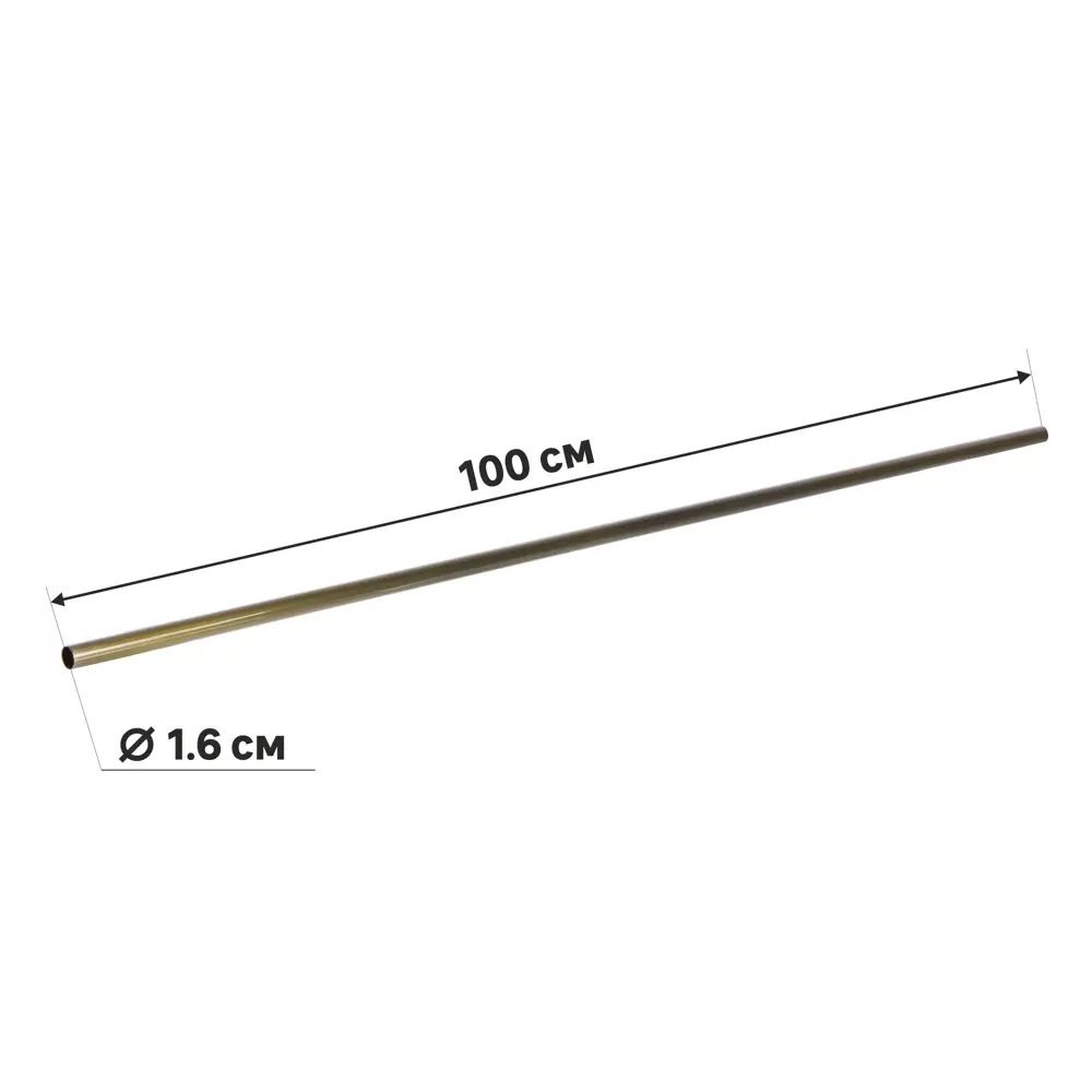 Рейлинг Delinia 100x1.6 см сталь бронза STLM-2039087 - Вид №1