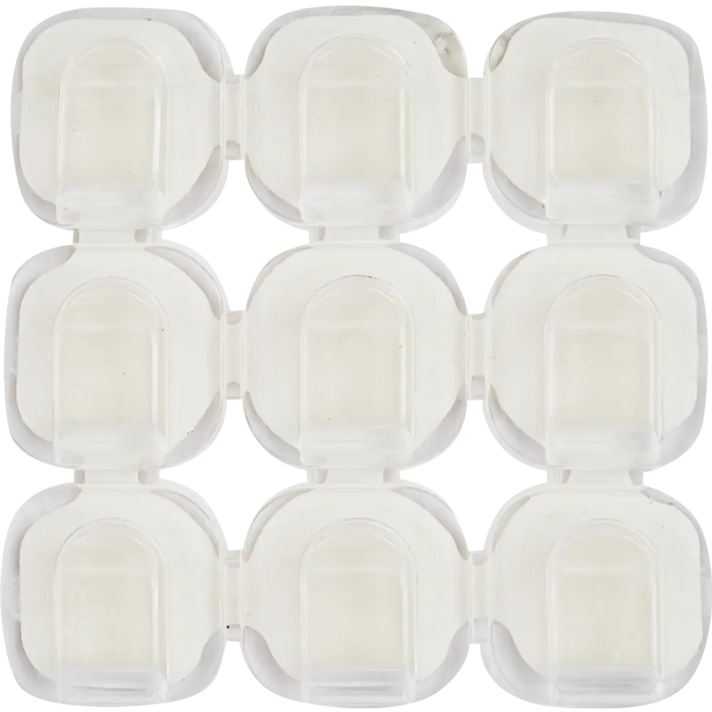 Клипсы для гирлянд прозрачные 15x15 мм 9 шт ELEMENT STLM-2094466